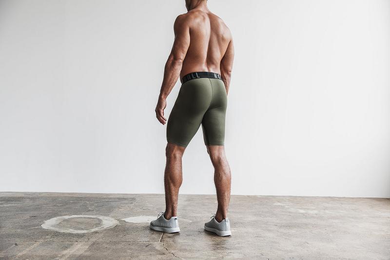 Olive Nobull Compression Short 9